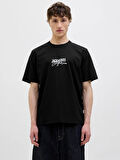 JORALMERIA BRANDING TEE SS CREW NECK Black