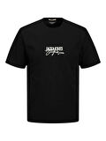JORALMERIA BRANDING TEE SS CREW NECK Black