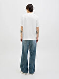 JORALMERIA BRANDING TEE SS CREW NECK Bright White