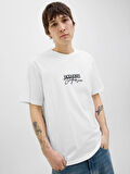 JORALMERIA BRANDING TEE SS CREW NECK Bright White