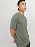 JJEORGANIC BASIC TEE SS O-NECK NOOS GREEN