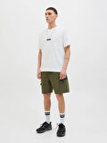 JCOSAGO LOGO SLUB TEE SS CREW NECK LN Bright White