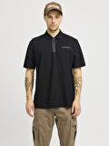 POLO SHIRT MALE KNIT CO52/PL44/EA4 Black
