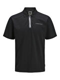 POLO SHIRT MALE KNIT CO52/PL44/EA4 Black
