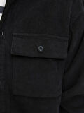 JJEPERFECT CORDUROY OVERSHIRT LS SN Black
