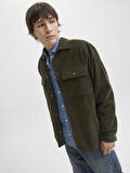 JJEPERFECT CORDUROY OVERSHIRT LS SN Rosin