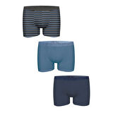 JOHN FRANK ÜÇLÜ NATURAL MODAL BOXER Multicolor