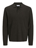 JJEGEORGE KNIT POLO LS SN Delicioso