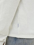 JJEGEORGE KNIT POLO LS SN Cloud Dancer