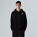 M SIMPLE DOME FULL ZIP HOODIE Black