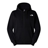 M SIMPLE DOME FULL ZIP HOODIE Black
