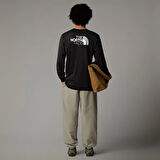 M L/S EASY TEE Black