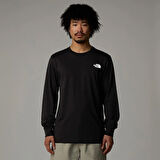 M L/S EASY TEE Black