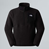 M YUMIORI OFF PEAK 1/2 ZIP JACKET Black