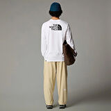 M L/S EASY TEE WHITE