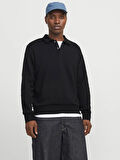 JJEBRADLEY SWEAT POLO NOOS Black