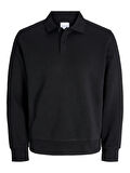 JJEBRADLEY SWEAT POLO NOOS Black