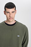 Bisiklet Yaka Sweatshirt Olive Grove