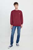 Bisiklet Yaka Sweatshirt Port