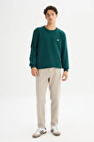 Erkek Small Logo Sweatshirt JadeForest