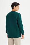 Erkek Small Logo Sweatshirt JadeForest