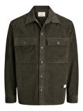 JPRBLUWILL CORDUROY L/S OVERSHIRT SN Olive