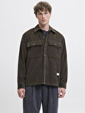 JPRBLUWILL CORDUROY L/S OVERSHIRT SN Olive