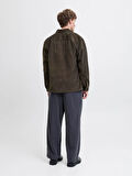 JPRBLUWILL CORDUROY L/S OVERSHIRT SN Olive