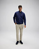 Ellesse Yarım Fermuarlı Sweat EM580-NV Navy