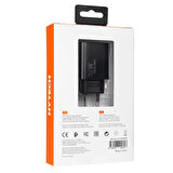 Hytech 3.0 Quick Hızlı Şarj Adaptörü + USB A 18W 2.4A Type-C Kablo 1M
