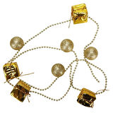 120 cm Top ve Zincir Yılbaşı Ağacı Süsü