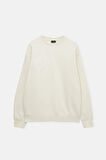 X Serüven Erkek 3 iplik Yüksek Kalite %100 Pamuk Ekru Bisiklet Yaka Uzun Kol Basic Sweatshirt