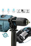 Assur Darbeli Germany Style 240V 60Hz Profesional 1100W Metal Şanzıman 13mm Elektrikli Matkap