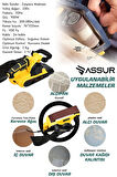 Assur 230V Elektrikli Vakumlu Tozsuz Cila Özellikli Tank Zımpara Makinesi