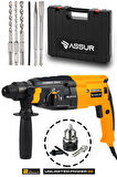 Assur 850W Metal Şanzıman Darbeli Matkap Kırıcı Delici Hilti 2-28mm