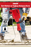 Assur Büyük Tip Kırıcı Hilti Kavrama Kollu 16 Kg 3 Metre Kablolu 65mm