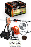 Assur 58 Cc 11000 Rpm Sırt Tipi Benzinli Motorlu Ot Çalı Çim Biçme Tırpanı