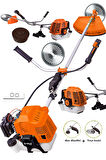 Assur 58 Cc 11000 Rpm Yan Tipi Benzinli Ot Çalı Çim Biçme Tırpanı