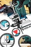 Assur Bakır Sargılı 800W Professional Devir Ayarlı Dekupaj Bıçkı Testere Makinesi