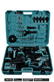 Assur 21V 5'li Set Kırıcı Delici Hilti - Taşlama - Somun Sıkma Sökme - Testere - Akülü Vidalama