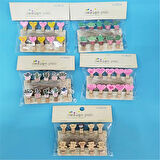 Ahşap Notluk Mandal Kedi Tasarımlı