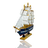 Orta Boy Dekoratif Ahşap Gemi Model6