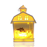 Sokak Manzaralı Dekoratif Işıklı Led Gece Lambası Beyaz