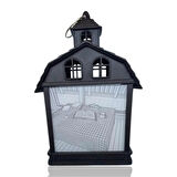 Oda Manzaralı Dekoratif Işıklı Led Gece Lambası Siyah