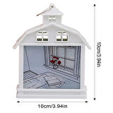 Oda Manzaralı Dekoratif Işıklı Led Gece Lambası Siyah