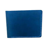 El Yapımı Hakiki Crazy Deri İtalyan Model Cüzdan Turkuaz