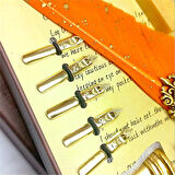 Tüylü Divid Kalem Set Mühürlü 5 Adet Uçlu Ayaklı