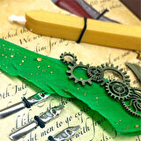 Tüylü Divid Kalem Set Mühürlü 5 Adet Uçlu Ayaklı