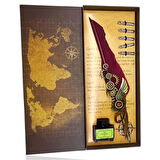 Tasarım Divid Kalem Şık Tüylü Kalem 5 Afet Farklı Uçlu