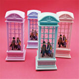 London Telefon Kulubesi Temalı Kar Küresi Mavi